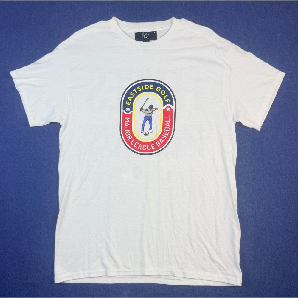 Eastside Golf MLB Fences & Fairways Graphic T Shirt Mens M Baseball Golf